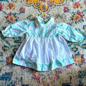 Vintage Floral Baby Dress 18 Months